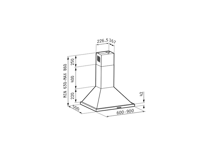 Διαστάσεις καμινάδα τετράγωνη lux 60cm 800x600 webp