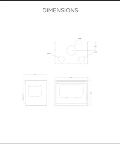 Alternative view of Τζάκι Eστία-κασετίνα θέρμανσης Thermiki Tsalikis ATS Insert Corner Air 700