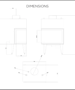 Alternative view of Τζάκι Υδραυλικό θέρμανσης Thermiki Tsalikis ATS Stable Hydro Corner 700