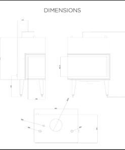 Alternative view of Τζάκι Υδραυλικό θέρμανσης Thermiki Tsalikis ATS Stable Hydro Corner 800