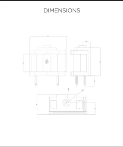 Alternative view of Τζάκι αερίου θέρμανσης Thermiki Tsalikis Gas Corner 70